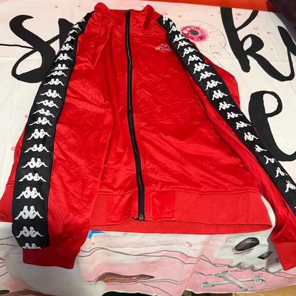 Kappa Red Black Banda Astoria Track Jacket - Picture 5 of 11
